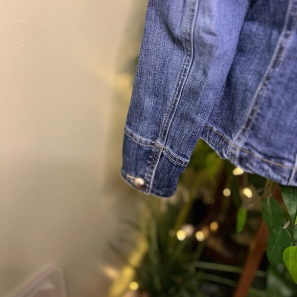 SIGRID OLSEN Denim Jacket with Buttons Size 4 - Picture 5 of 7